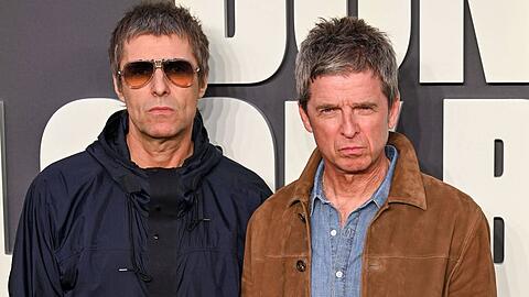 Liam und Noel Gallagher 2026 in London.
