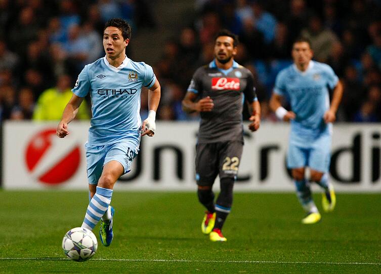 ManCity-Star Samir Nasri.