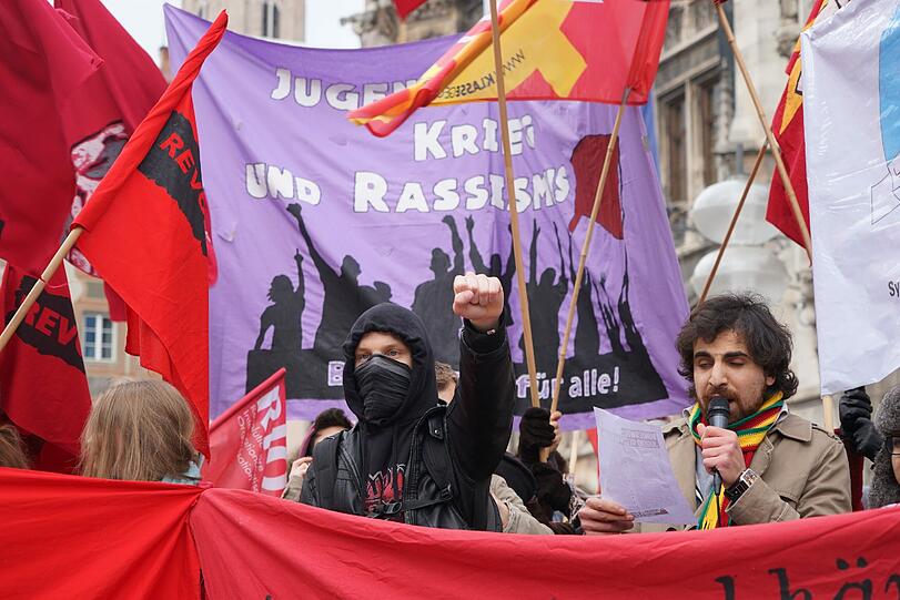 Die Bilder zur Demonstration gegen die Sicherheitskonferenz in München...