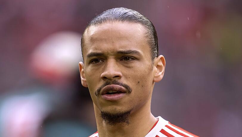 Deutlich gezeichnet: Leroy Sané sieht man an der dicken Lippe den Vorfall in der Kabine nach dem Manchester-Spiel noch an.