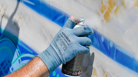 Im Luise-Kieeselbach-Tunnel wurden drei Sprayer auf frischer Tat ertappt. (Symbolbild) Im Luise-Kieeselbach-Tunnel wurden drei Sprayer auf frischer Tat ertappt. (Symbolbild)