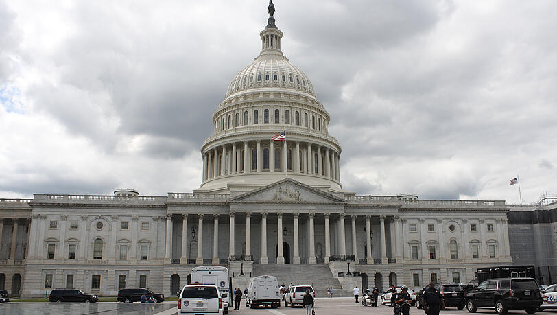 Das Kapitol in Washington: Hier finden die Sitzungen des Senats und des Repräsentantenhauses statt. Das Kapitol in Washington: Hier finden die Sitzungen des Senats und des Repräsentantenhauses statt.