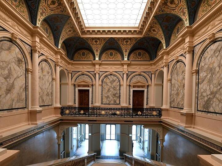 Blick in das generalrenovierte Künstlerhaus am Karlsplatz in Wien.