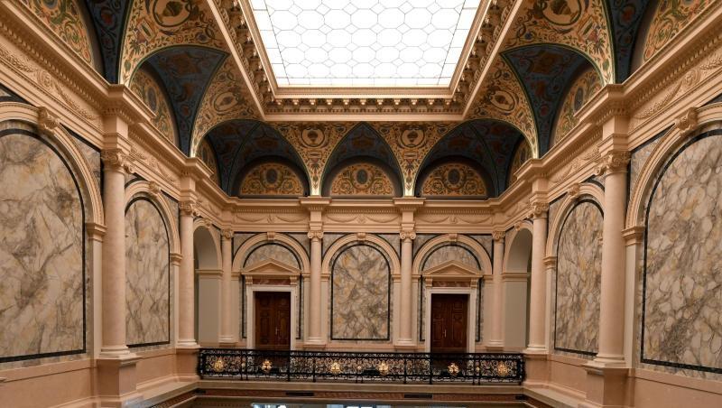 Blick in das generalrenovierte Künstlerhaus am Karlsplatz in Wien. Blick in das generalrenovierte Künstlerhaus am Karlsplatz in Wien.