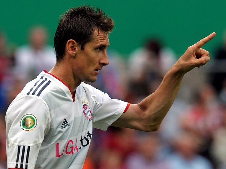 Könnte kommenden Dienstag im DFB-Pokal gegen Werder Bremen wieder dem Bayern-Kader angehören nach seinem Muskelfaserriss: Miro Klose.