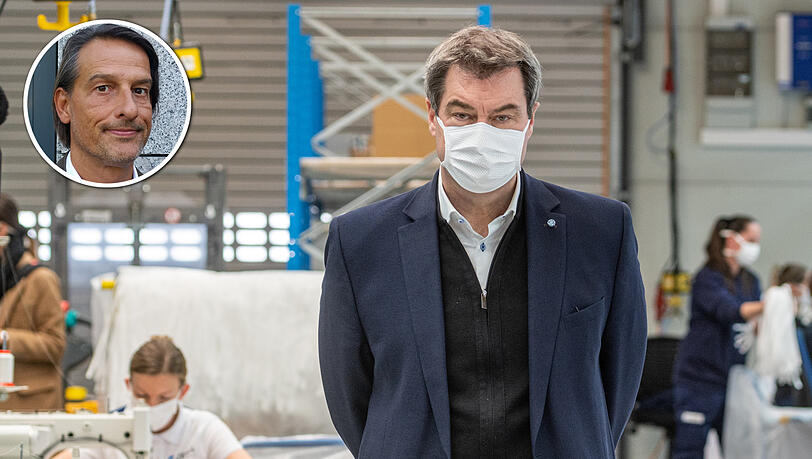 Der Politikvize über die Schutzmaskendebatte. Der Politikvize über die Schutzmaskendebatte.