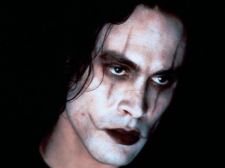 Brandon Lee als Eric Draven in "The Crow - Die Krähe"
