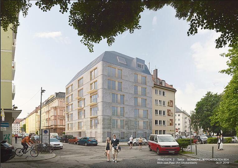 Der Entwurf für das Haus am Ulrichs-Platz.