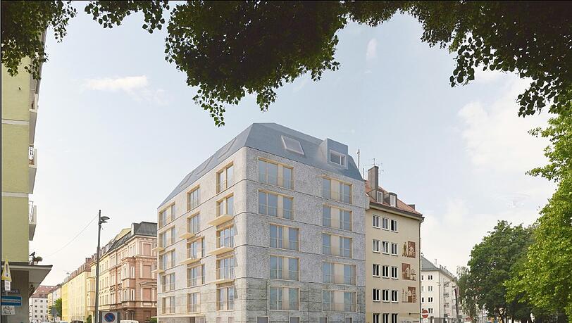 Der Entwurf für das Haus am Ulrichs-Platz. Der Entwurf für das Haus am Ulrichs-Platz.