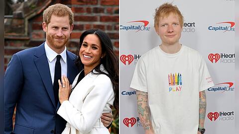 Prinz Harry und Herzogin Meghan haben ein Dinner mit Ed Sheeran genossen.
