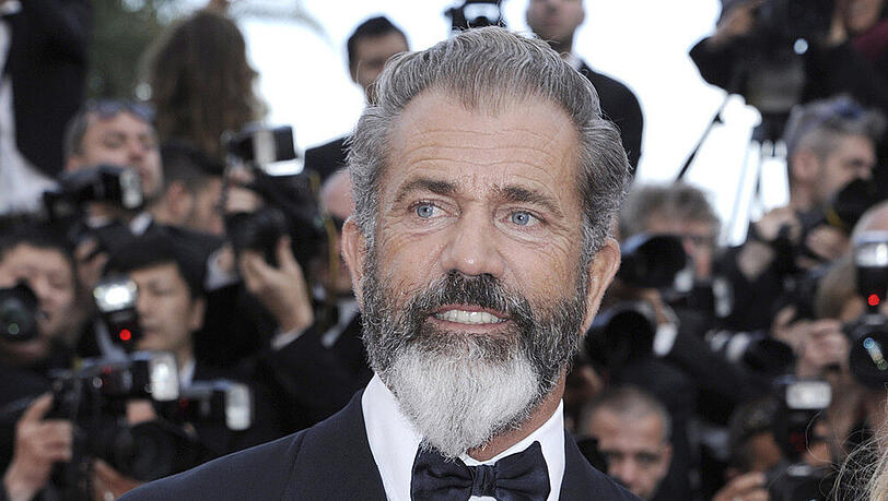 Mann mit Bart: Mel Gibson bei den Filmfestspielen in Cannes Mann mit Bart: Mel Gibson bei den Filmfestspielen in Cannes