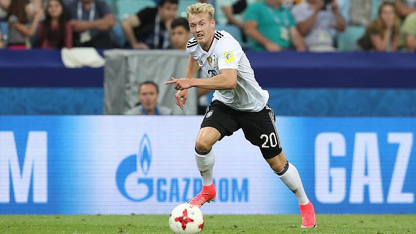 Ist derzeit mit der deutschen Nationalelf beim Confed Cup in Russland: Julian Brandt.