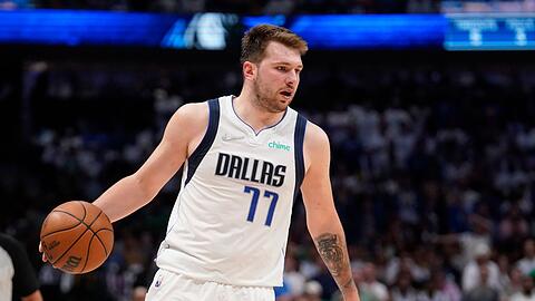 Dallas-Star Luka Doncic erwischte einen Sahnetag gegen die Golden State Warriors.