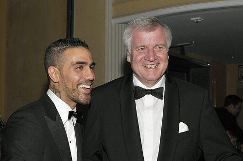 Bushido und Horst Seehofer auf dem Filmball