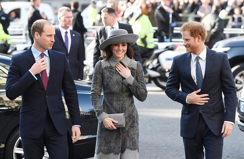 Prinz William, Herzogin Kate und Prinz Harry