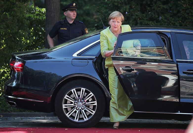 Kanzlerin Angela Merkel kommt dieses Jahr alleine.