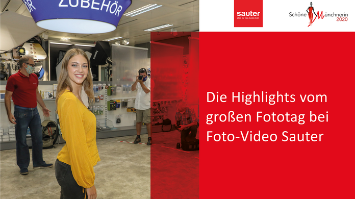 Drei der zehn Finalistinnen des AZ-Modelwettbewerbs &bdquo;Die schöne Münchnerin 2020&ldquo; haben sich am Samstag beim Fototag bei Foto-Video Sauter zum ersten Mal einem Live-Publikum präsentiert.