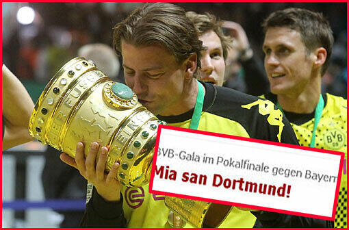 "Mia san Dortmund" - das schrieb die nationale und internationale Presse zum Sieg von Borussia Dortmund gegen den FC Bayern im DFB-Pokalfinale am Samstag.