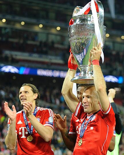 Tränen, Jubel, Emotionen: Der deutsche Meister FC Bayern hat die Champions League gewonnen. Hier gibt's die Bilder der Freude aus Wembley
