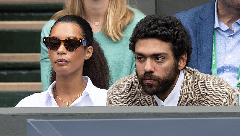 Lilian de Carvalho Monteiro, Freundin von Boris Becker, und Noah Becker beim Tennisspiel von Novak Djokovic. Lilian de Carvalho Monteiro, Freundin von Boris Becker, und Noah Becker beim Tennisspiel von Novak Djokovic.