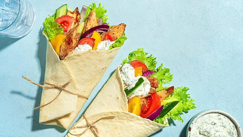 Wer wenig Zeit mitbringt und sich dennoch ausgewogen ernähren möchte, liegt mit diesem Wrap-Rezept genau richtig.