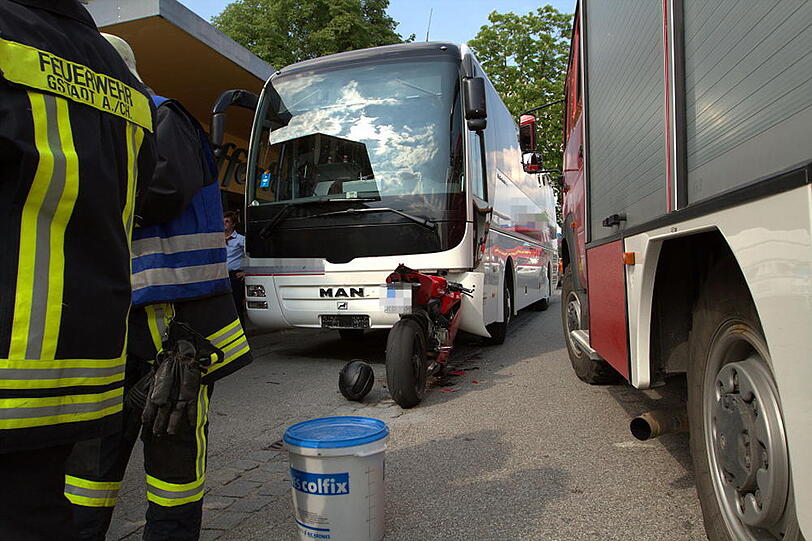 Die Bilder von der Unfallstelle.