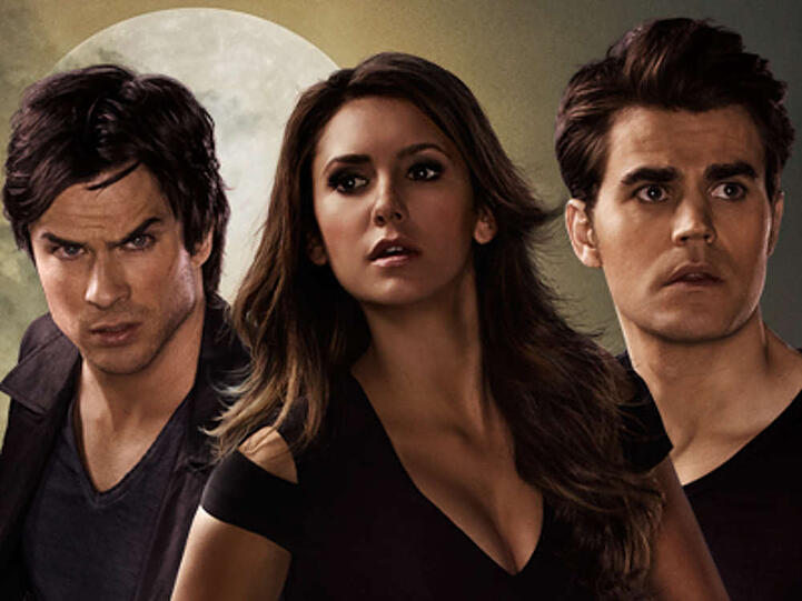 Ian Somerhalder, Nina Dobrev und Paul Wesley (v. l.) begeistern mit "The Vampire Diaries" die Fans