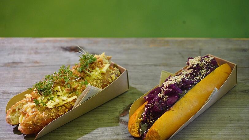Ist ein Hot Dog, hat aber keinen Fleischinhalt. Ist ein Hot Dog, hat aber keinen Fleischinhalt.