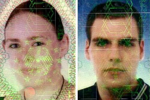 Mit diesen Fotos fahndet die italienische Polizei landesweit nach Ina Catherina R. und Sascha S.