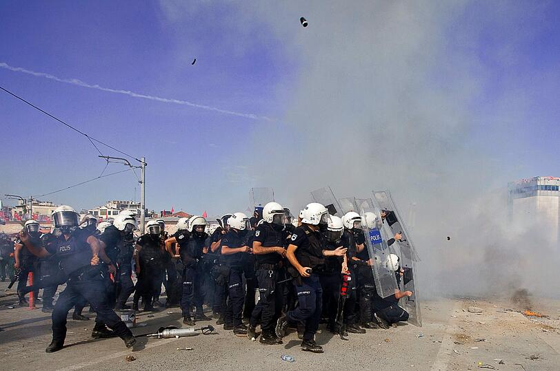Die Situation auf dem Taksim Platz: Die Bilder.