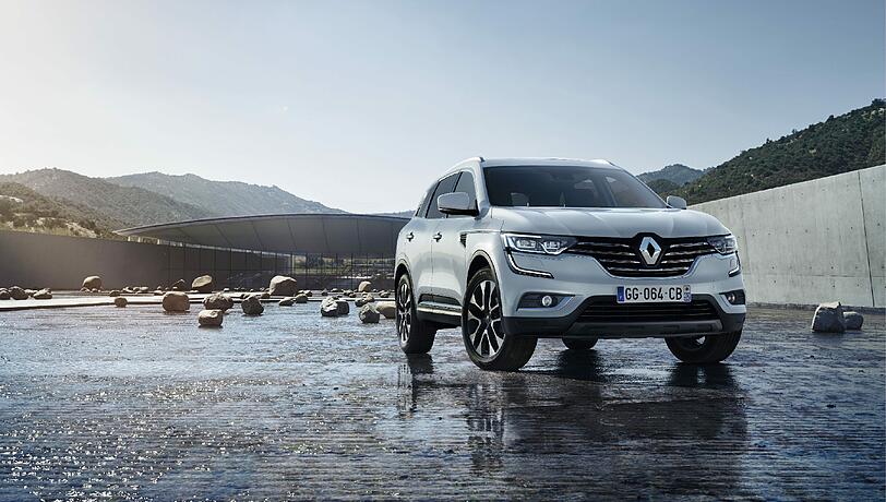 Der neue Koleos hat auch äußerlich eine starke Ähnlichkeit mit dem kleineren Kadjar.