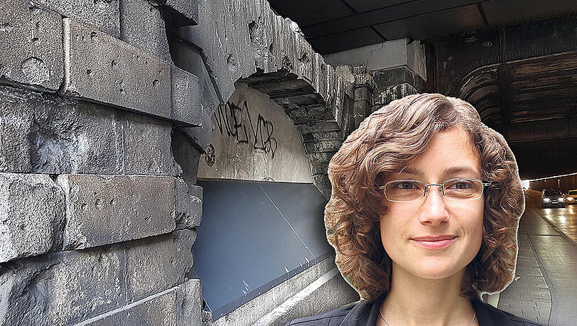 Spenden statt Blech: AZ-Reporterin Anja Perkuhn über den neuen Deckel im Paul-Heyse-Tunnel. Spenden statt Blech: AZ-Reporterin Anja Perkuhn über den neuen Deckel im Paul-Heyse-Tunnel.