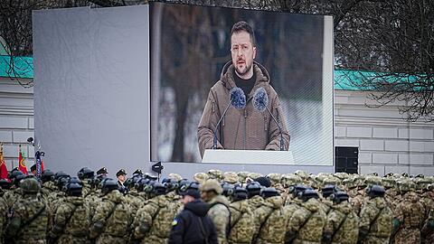 "Freie Wirtschaftszone"?: Selenskyj gibt Einblicke in den Stand der Verhandlungen. (Archivbild) "Freie Wirtschaftszone"?: Selenskyj gibt Einblicke in den Stand der Verhandlungen. (Archivbild)