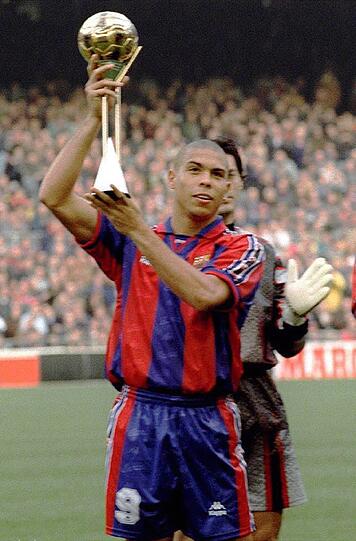 1996: Ronaldo (Brasilien/PSV Eindhoven/FC Barcelona)