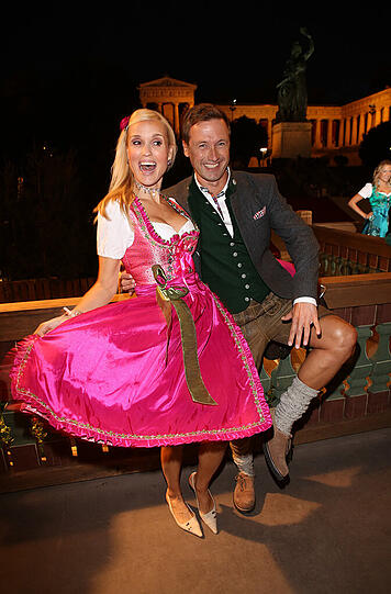 Norbert Dobeleit mit Ehefrau Tamara Sedmak