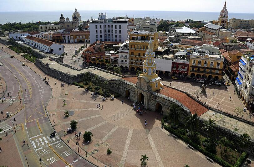 In Cartagena de Indias an der kolumbianischen Karibikküste wird das Friednsabkommen besiegelt. Ricardo Maldonado Rozo Foto: Ricardo Maldonado Rozo