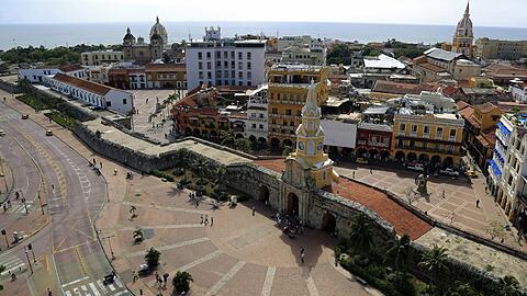 In Cartagena de Indias an der kolumbianischen Karibikküste wird das Friednsabkommen besiegelt. Ricardo Maldonado Rozo Foto: Ricardo Maldonado Rozo