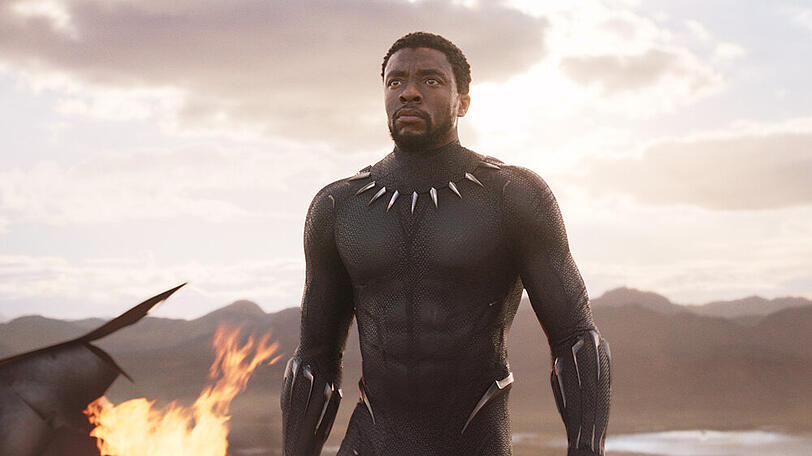 Chadwick Boseman in "Black Panther".