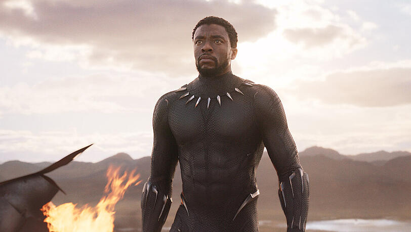 Chadwick Boseman in "Black Panther". Chadwick Boseman in "Black Panther".