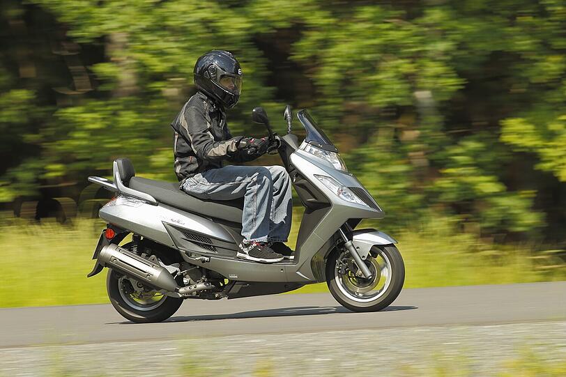 Günstiger zu haben: Der Kymco Yager GT 125.