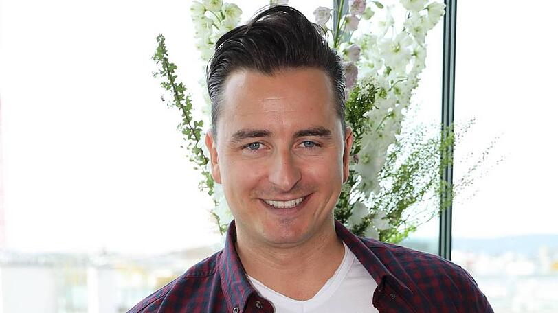 Da ging es ihm gut: Musiker Andrea Gabalier bei einem Pressetermin