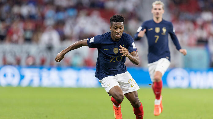 Auch Kingsley Coman ist noch bei der WM in Katar dabei.
