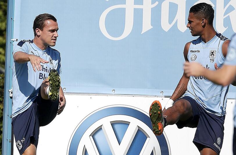 Das neue Ösi-Duo der Löwen (v.l.): Michael Liendl und Rubin Okotie.