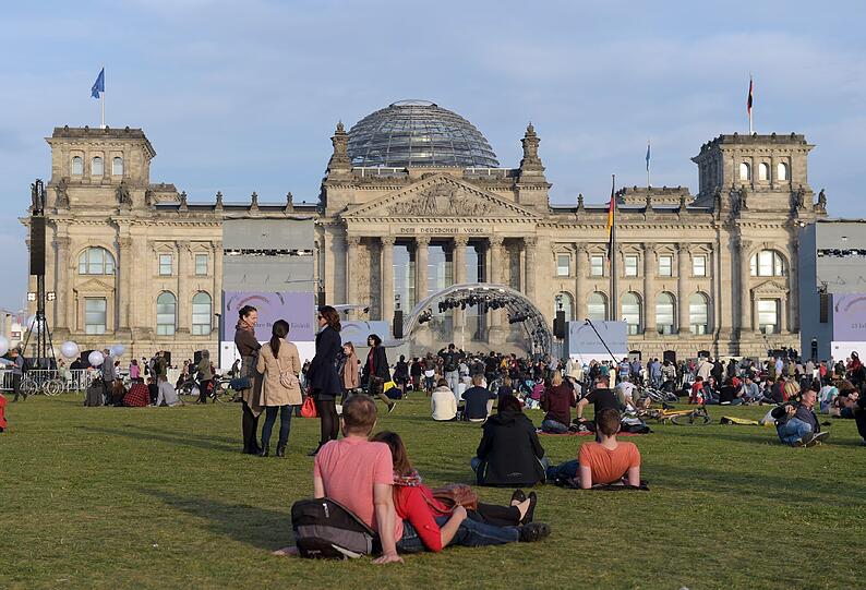 Bilder von der Einheitsfeier in Berlin.