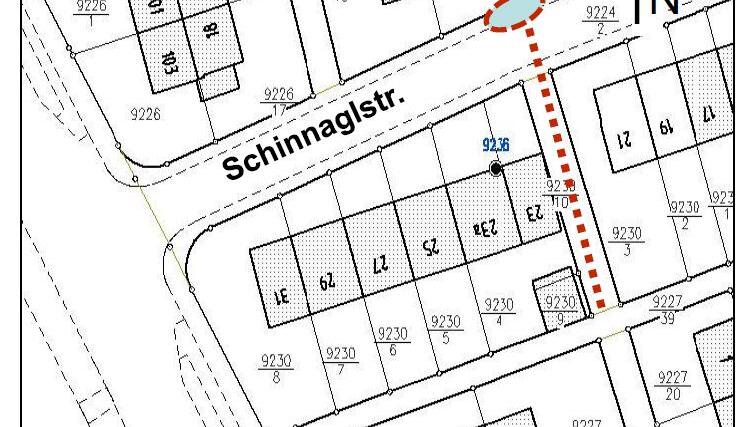 Während der Bauzeit kann in der Schinnaglstraße nur eingeschränkt geparkt werden. Während der Bauzeit kann in der Schinnaglstraße nur eingeschränkt geparkt werden.