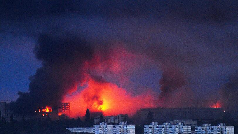 Die ostukrainische Großstadt Charkiw ist immer wieder Ziel russischer Luftangriffe. Die ostukrainische Großstadt Charkiw ist immer wieder Ziel russischer Luftangriffe.