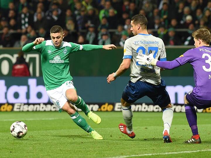 Bremens Milot Rashica erzielte das 3:1 gegen Schalke.