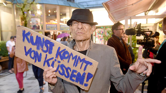 Klaus Lemke vor zwei Wochen beim Filmfest München.