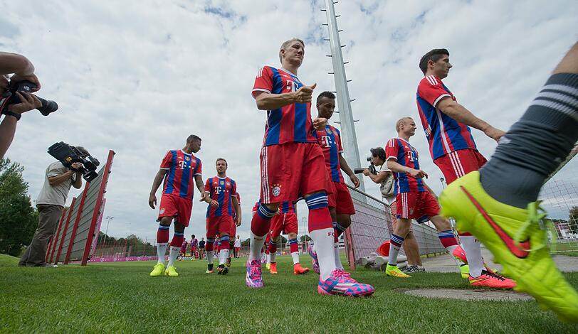 Bilder vom offiziellen Fototermin der Bayern.