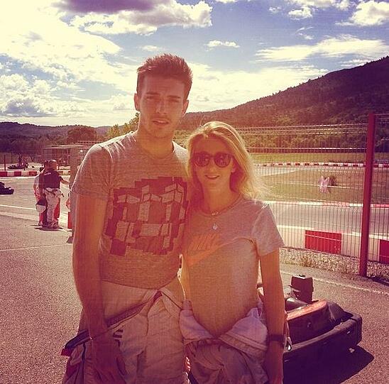 Julien Bianchi und seine Freundin Camille Marchetti.